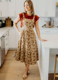 Everette Overall Dress In Autumn