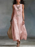 Myla - Sleeveless Dragonfly Dress