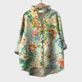 Gaia - Elegant Linen Summer Blouse