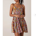 Patrons Of Peace Dress Patrons Of Peace Floral Sundress Color: Blue