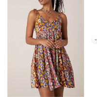 Patrons Of Peace Dress Patrons Of Peace Floral Sundress Color: Blue