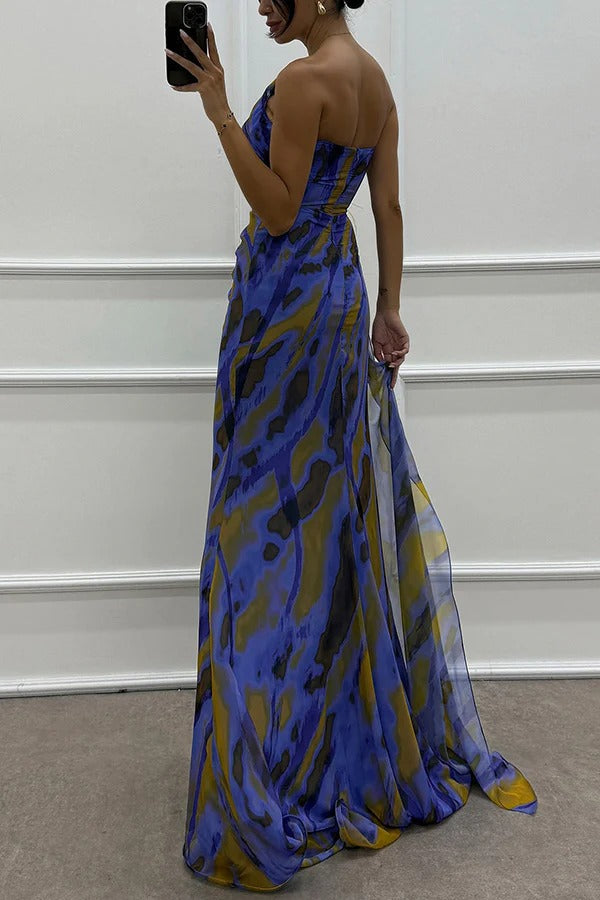Lily - Vibrant Draped Dress