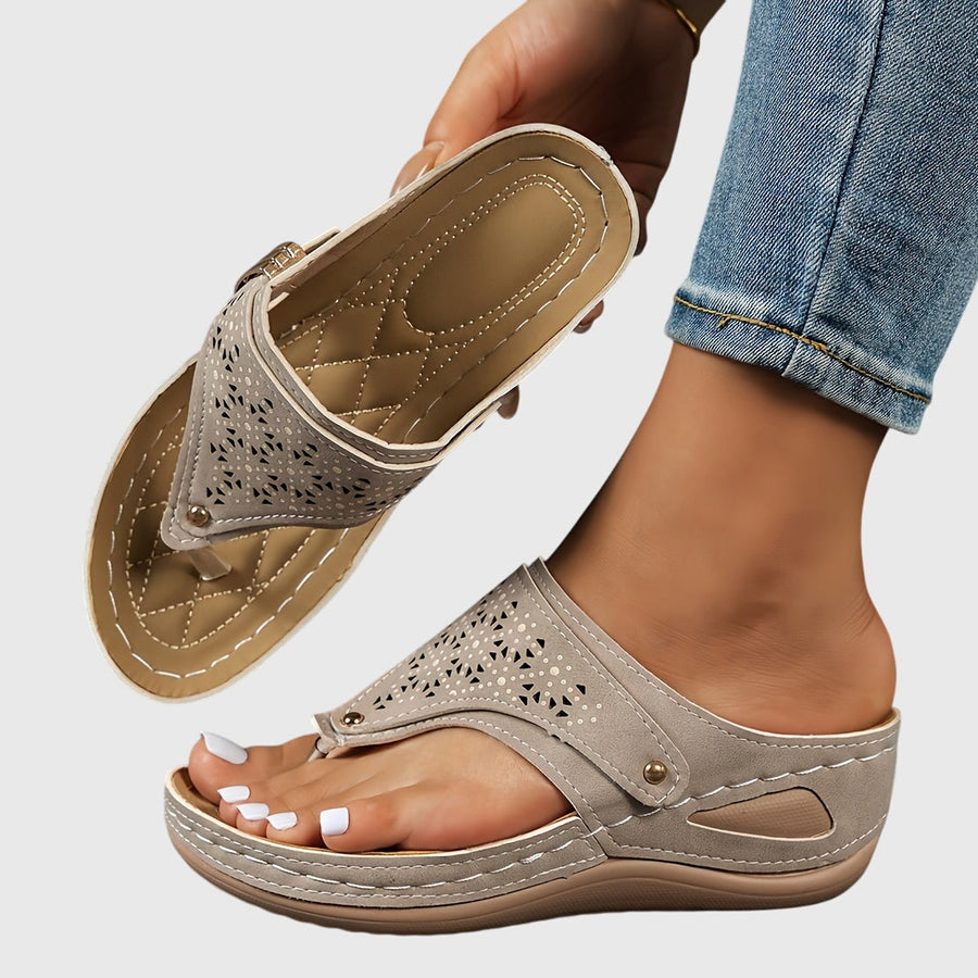 Livia | Comfortable Sandals Khaki