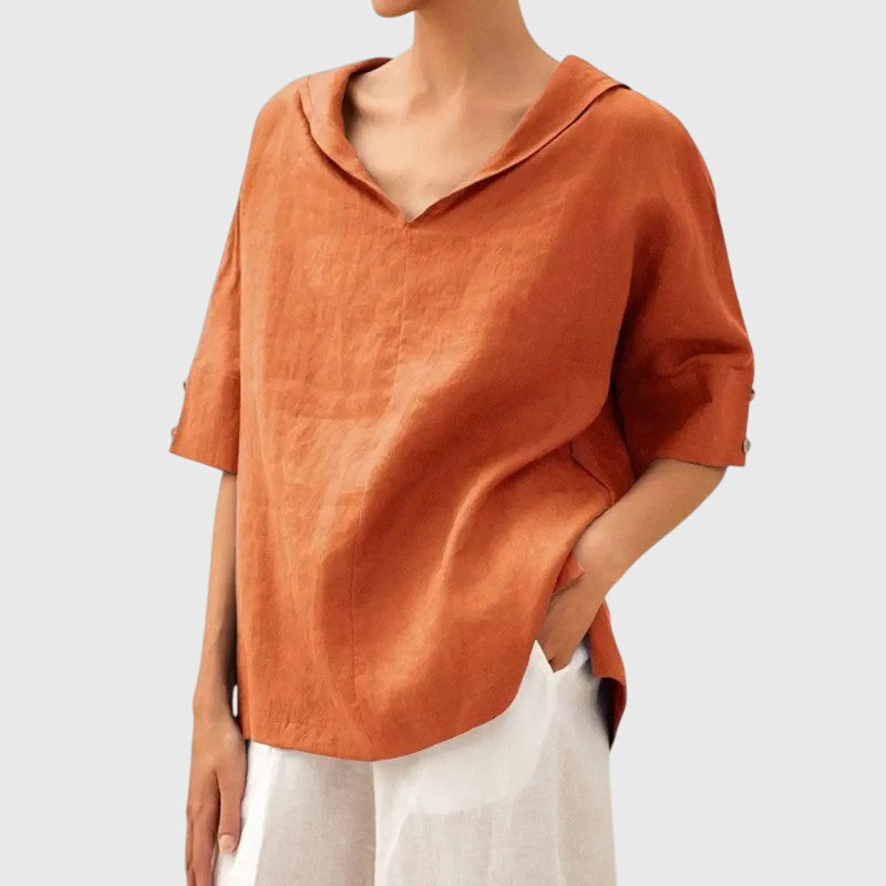 Ayla | Blouse - Orange Orange
