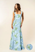 Beckett Floor Length Jacquard Bridesmaid Dress 40+ Colors