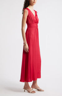 Smocked Waist Sleeveless Maxi Dress (Women)