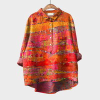 Agatha - Elegant Linen Summer Blouse