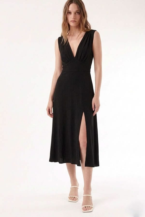 Colmillo De Morsa Habana Dress Black