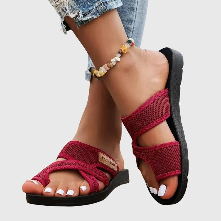 Ellyn | Orthopedic Sandals Red