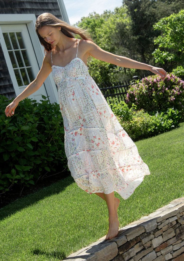 Carry Me There Maxi Dress Natural Lavender
