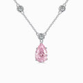 Oval Diamond Love Necklace