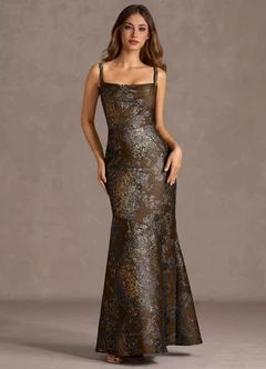 Trinity Navy Maxi Dress