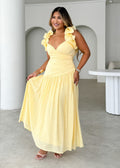 Allara Maxi Dress Lemon
