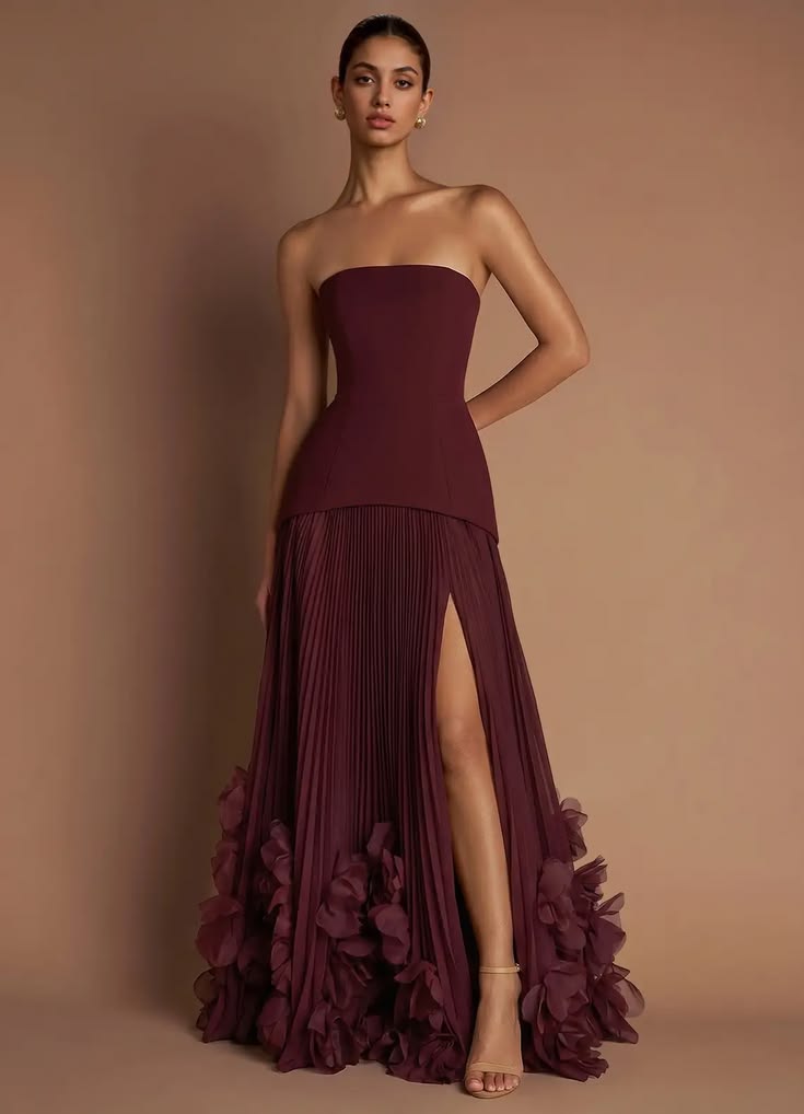 Marnie Wine Maxi Dress