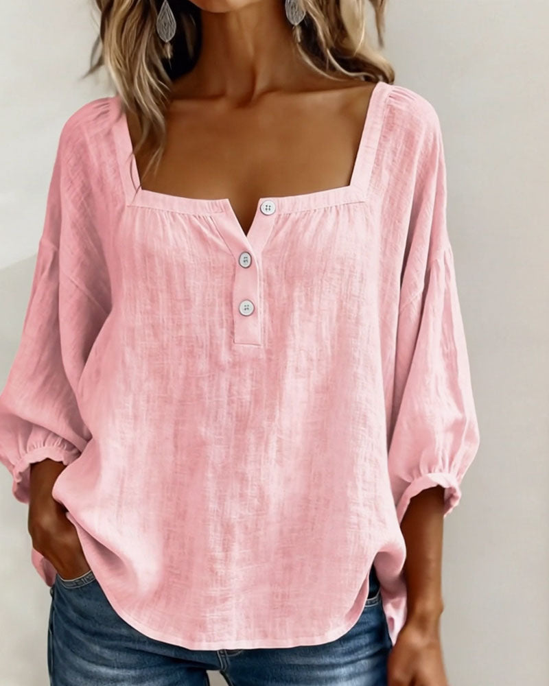 Rue – Lightweight Linen Cotton Blouse