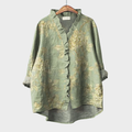 Hyacinth - Elegant Linen Summer Blouse