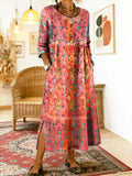 Petronella - Elegant Printed Dress