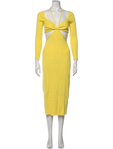 Cult Gaia Halterneck Midi Length Dress