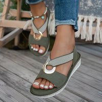 Indira – Flat Buckle Comfort Sandals