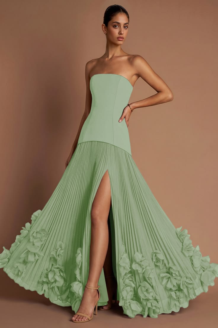 Marnie Light Green Maxi Dress
