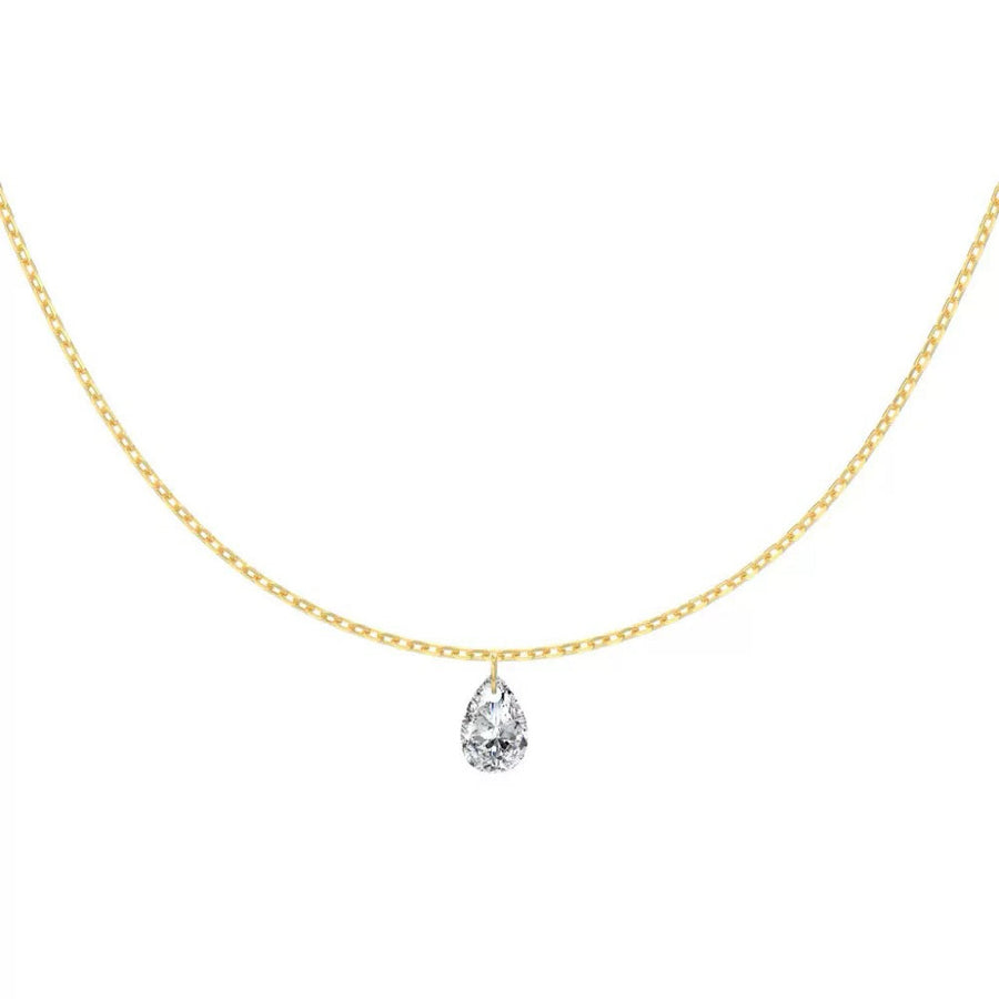 Oval Diamond Necklace