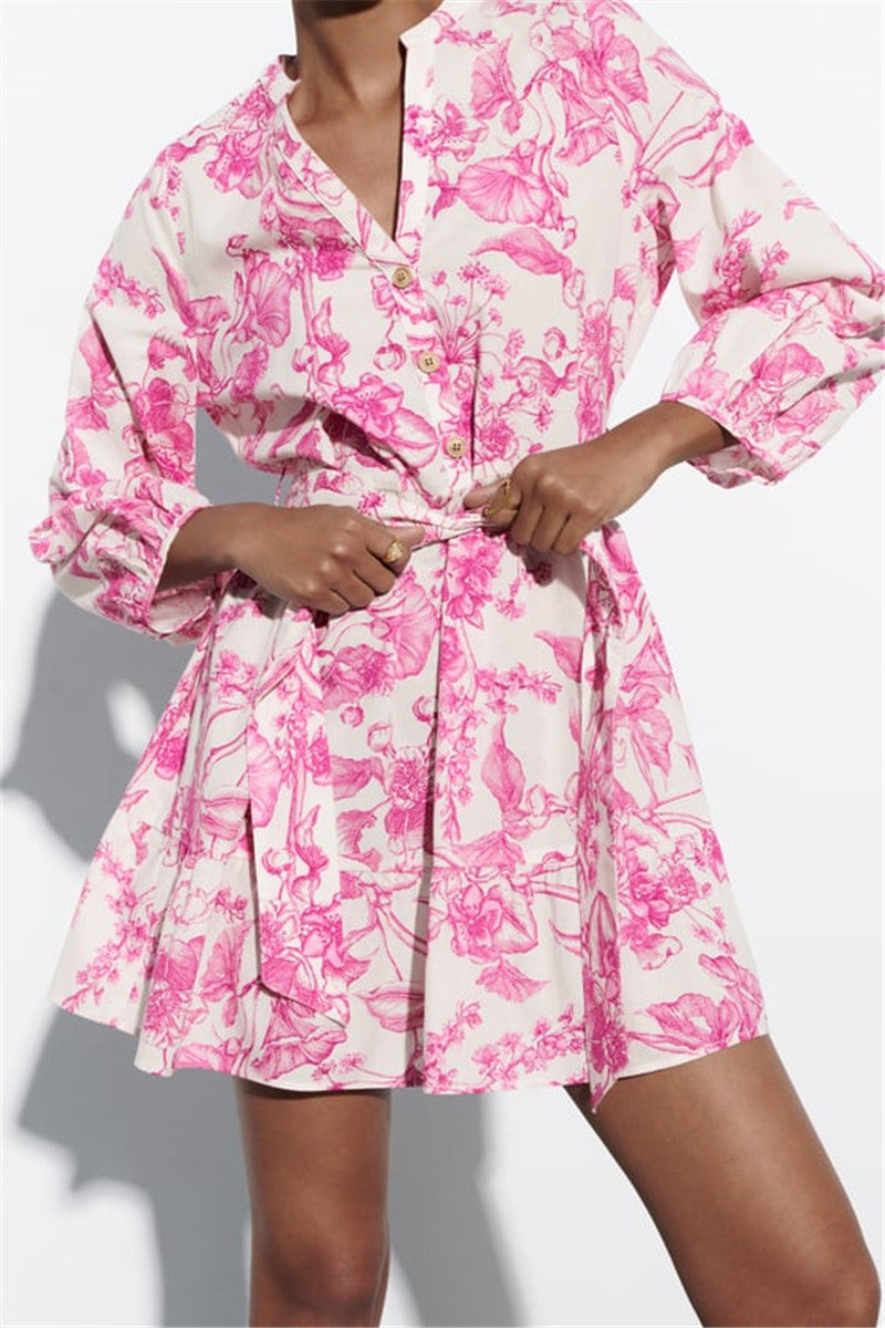 Laurent Floral Mini Dress