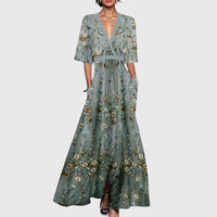 Candice | Elegant Spring Dress Green