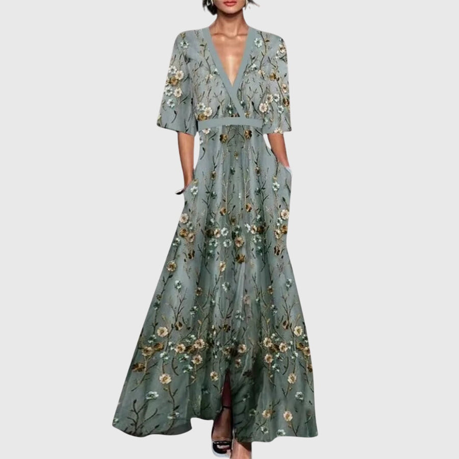 Candice | Elegant Spring Dress Green