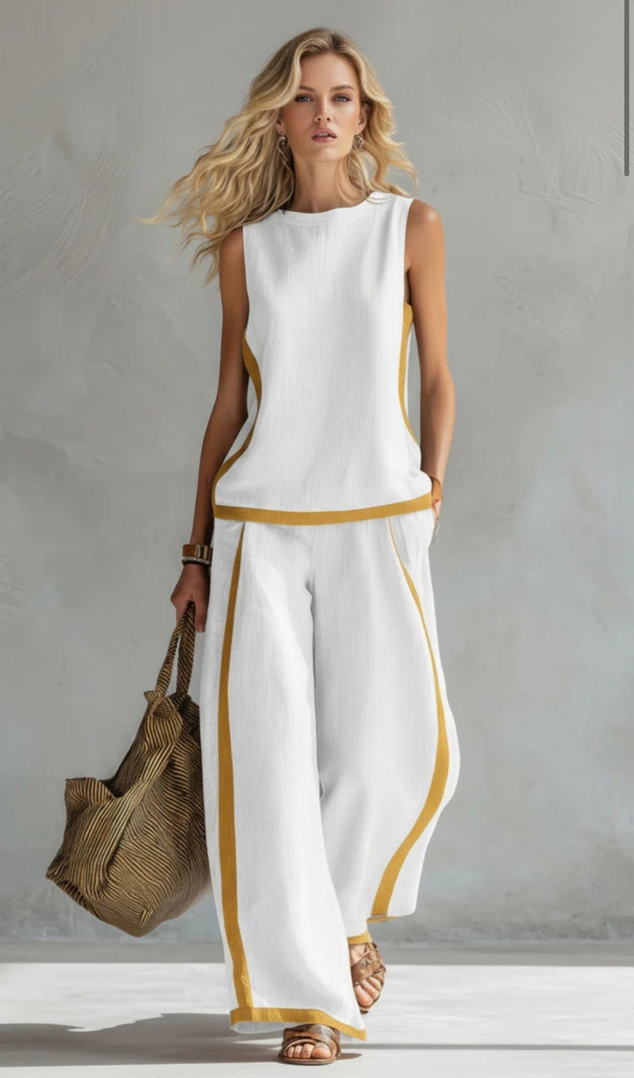 Lilias – Cotton Linen Two-Piece Set