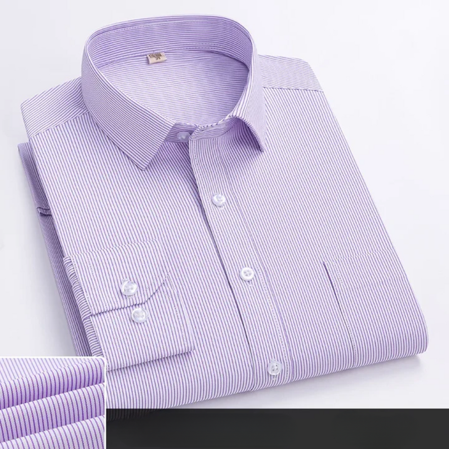 Axel | Elegant Office Shirt Purple