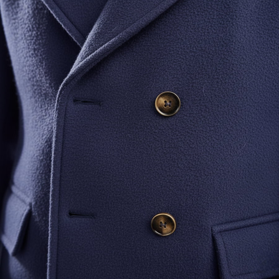 Monty - Men’s Wool Blend Double-Breasted Coat