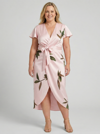 Cassia - Vera Elegant Wrap Dress