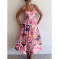 Elspeth - Blush Garden Midi Dress