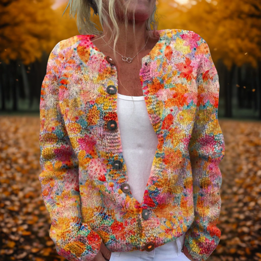 Gwen | Floral Print Cardigan Multicolour