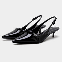 Solène Pointed-Toe Strap Heels