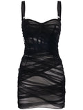 Stretch Tulle Mini Dress Dolce&Gabbana Women Luisaviaroma