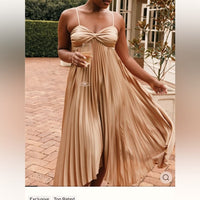 Petal & Pup Dress Vikki Dress Color: Gold Size: 8