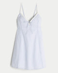 Girls Daisy Trim Mini Dress From Hollister