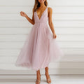 Cherley Dress Cherley Tulle Dress Color: Pink Purple Size: M