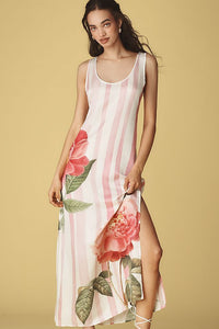 Aston Studio Poppy Scoop-Neck Maxi Dress