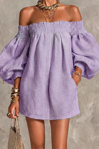 Rhianna – Lantern Sleeve Dress