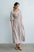 Darcey Smocked Maxi Dress