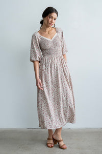 Darcey Smocked Maxi Dress