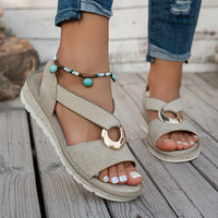 Indira – Flat Buckle Comfort Sandals