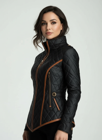 Bethany - Diamond-Quilted Padded Jacket