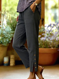 Wrenley - Lightweight Cotton Linen Everyday Trousers
