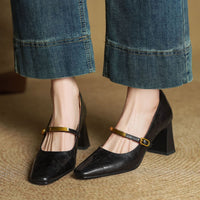 Marlene - Elegant Leather Pumps