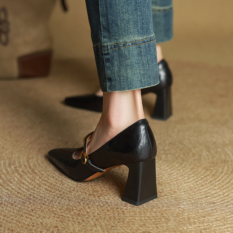Marlene - Elegant Leather Pumps