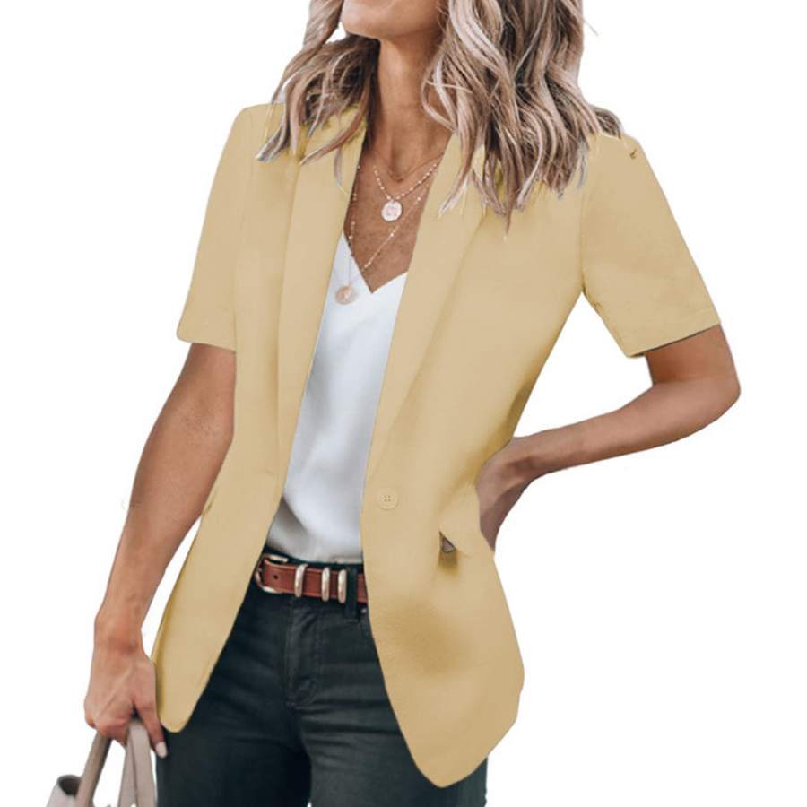 Lisette – Short Sleeve Casual Blazer