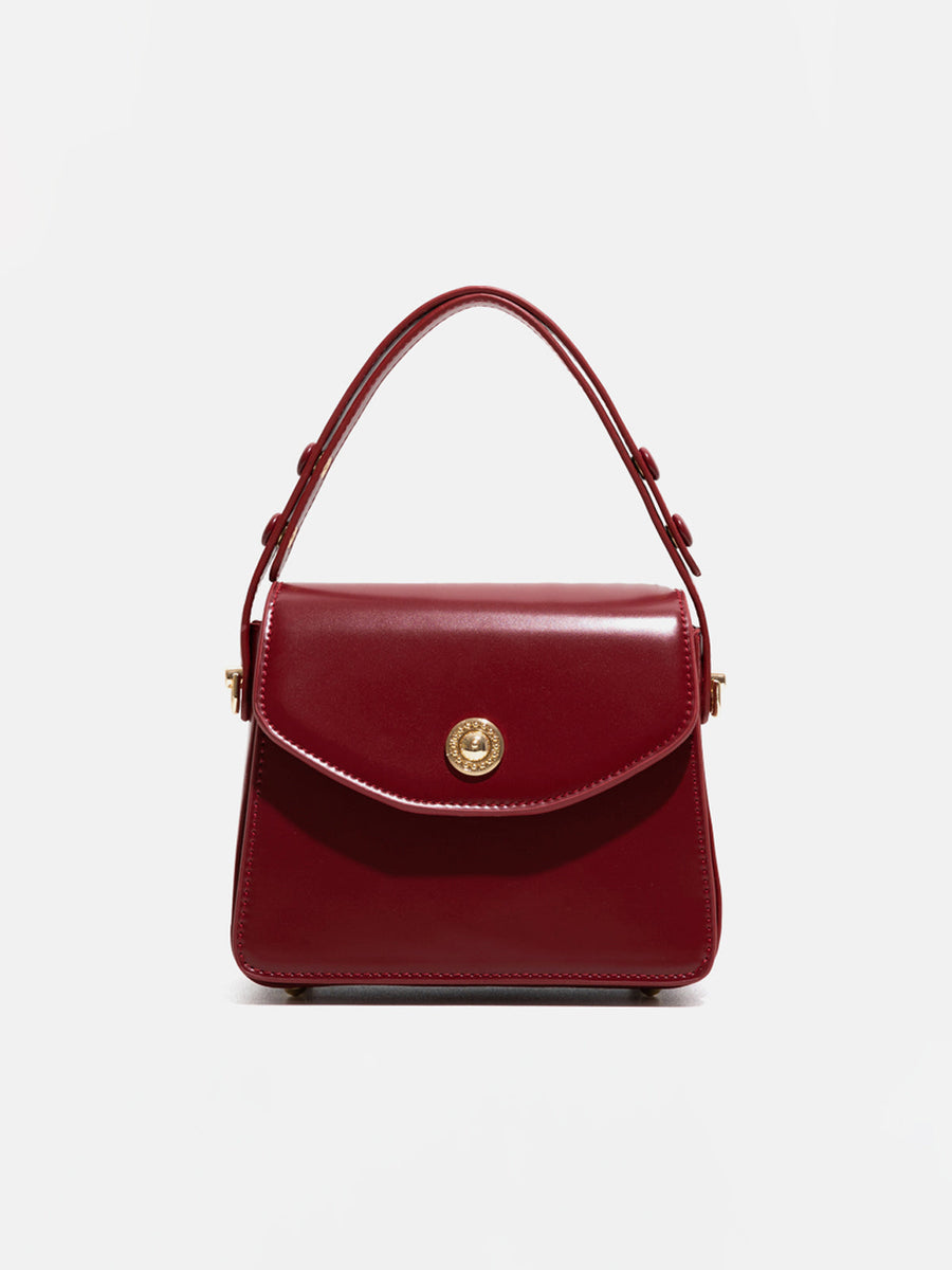 Flap Handbag with Elegant Finish